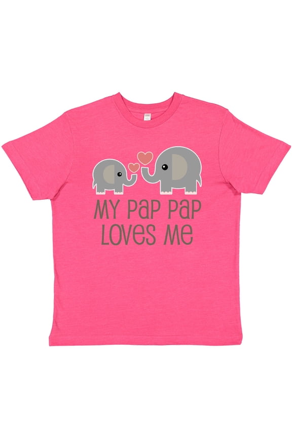 My Pap Pap Grandpa Loves Me Youth T-Shirt