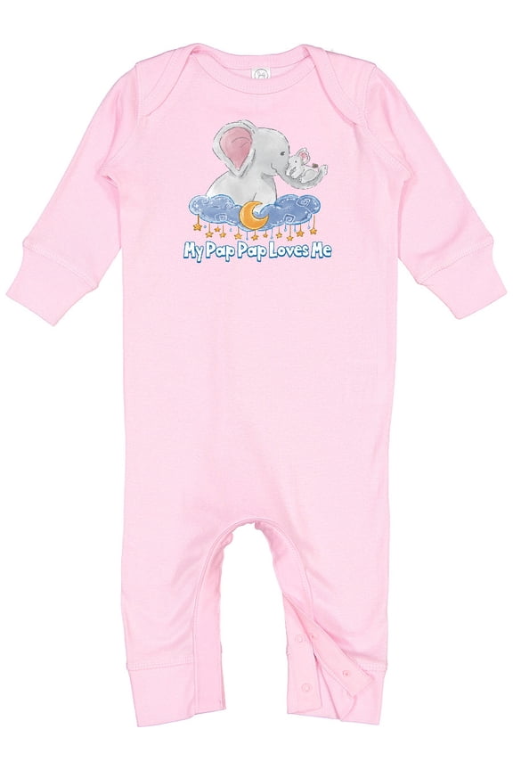 My Pap Pap Loves Me Baby Romper Coveralls