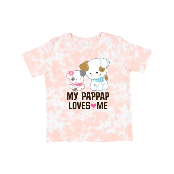 Inktastic My Pap Pap Loves Me Granddaughter Girls Toddler T-Shirt