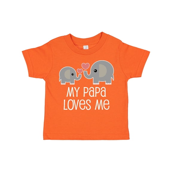 Inktastic My Papa Grandpa Loves Me Boys or Girls Toddler T-Shirt