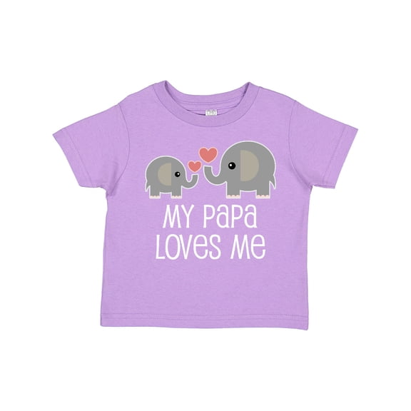 Inktastic My Papa Grandpa Loves Me Boys or Girls Toddler T-Shirt