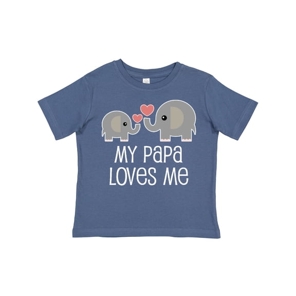 Inktastic My Papa Grandpa Loves Me Boys or Girls Toddler T-Shirt
