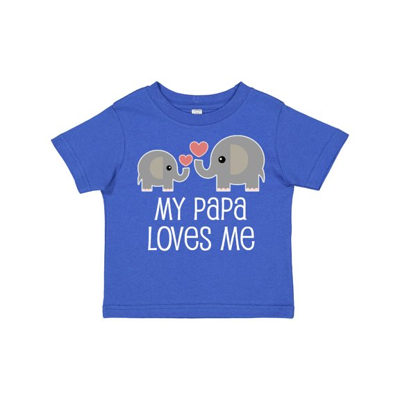 Inktastic My Papa Grandpa Loves Me Boys or Girls Toddler T-Shirt