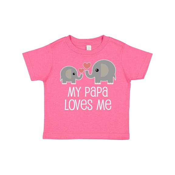 Inktastic My Papa Grandpa Loves Me Boys or Girls Toddler T-Shirt