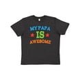 thumbnail image 1 of Inktastic My Papa Is Awesome Youth T-Shirt, 1 of 5