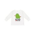 thumbnail image 1 of Inktastic My Papa Loves Me Boys Frog Boys Long Sleeve Toddler T-Shirt, 1 of 5
