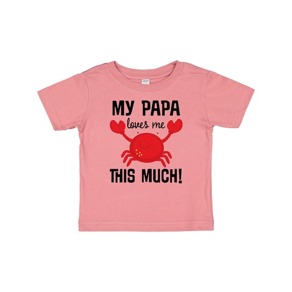 Inktastic My Papa Loves Me Boys or Girls Baby T-Shirt
