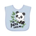 thumbnail image 1 of Inktastic My Papa Loves Me- Cute Panda Boys or Girls Baby Bib, 1 of 4