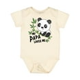 thumbnail image 1 of Inktastic My Papa Loves Me- Cute Panda Boys or Girls Baby Bodysuit, 1 of 5
