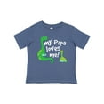 thumbnail image 1 of Inktastic My Papa Loves Me Dinosaur Boys Baby T-Shirt, 1 of 5