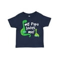 thumbnail image 1 of Inktastic My Papa Loves Me Dinosaur Boys Toddler T-Shirt, 1 of 5