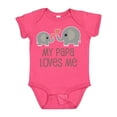 thumbnail image 1 of Inktastic My Papa Loves Me Grandchild Boys or Girls Baby Bodysuit, 1 of 5