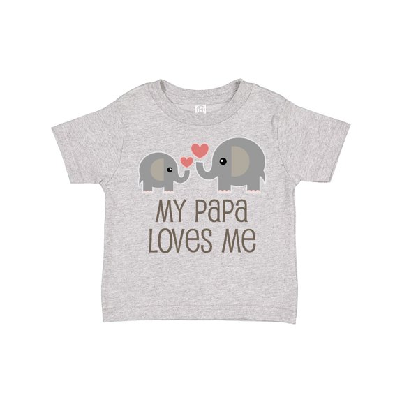 Inktastic My Papa Loves Me Grandchild Boys or Girls Toddler T-Shirt