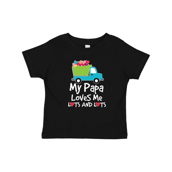 Inktastic My Papa Loves Me Grandson Truck Boys Baby T-Shirt