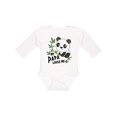 thumbnail image 1 of Inktastic My Papa Loves Me- cute panda Boys or Girls Long Sleeve Baby Bodysuit, 1 of 5