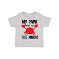 thumbnail image 1 of Inktastic My Papa Loves Me gift Boys or Girls Toddler T-Shirt, 1 of 5