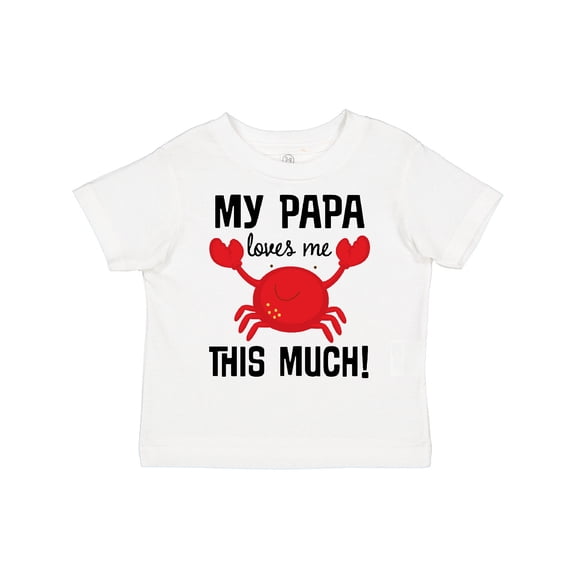 Inktastic My Papa Loves Me gift Boys or Girls Toddler T-Shirt