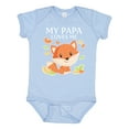 thumbnail image 1 of Inktastic My Papa Loves Me- little fox Boys or Girls Baby Bodysuit, 1 of 5