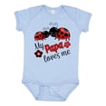 thumbnail image 1 of Inktastic My Papa Loves Me with Cute Ladybugs Boys or Girls Baby Bodysuit, 1 of 5