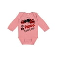 thumbnail image 1 of Inktastic My Papa Loves Me with Cute Ladybugs Boys or Girls Long Sleeve Baby Bodysuit, 1 of 5