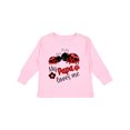 thumbnail image 1 of Inktastic My Papa Loves Me with Cute Ladybugs Boys or Girls Long Sleeve Toddler T-Shirt, 1 of 5
