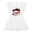 thumbnail image 1 of Inktastic My Papa Loves Me with Cute Ladybugs Girls Baby Dress, 1 of 5