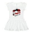 thumbnail image 1 of Inktastic My Papa Loves Me with Cute Ladybugs Girls Toddler Dress, 1 of 5