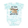 thumbnail image 1 of Inktastic My Papa Loves Me with Sloth and Hearts Boys or Girls Baby Bodysuit, 1 of 5
