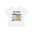 thumbnail image 1 of Inktastic My Papa Loves Me with Sloth and Hearts Boys or Girls Toddler T-Shirt, 1 of 5