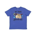 thumbnail image 1 of Inktastic My Papa Loves Me with Sloth and Hearts Youth T-Shirt, 1 of 5