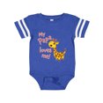 thumbnail image 1 of Inktastic My Papa Loves me- cute giraffe Boys or Girls Baby Bodysuit, 1 of 5
