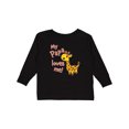 thumbnail image 1 of Inktastic My Papa Loves me- cute giraffe Boys or Girls Long Sleeve Toddler T-Shirt, 1 of 5