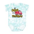 thumbnail image 1 of Inktastic My Papa is a Firefighter with Fire Truck Boys or Girls Baby Bodysuit, 1 of 5