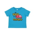 thumbnail image 1 of Inktastic My Papa is a Firefighter with Fire Truck Boys or Girls Baby T-Shirt, 1 of 5