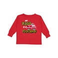 thumbnail image 1 of Inktastic My Papa is a Firefighter with Fire Truck Boys or Girls Long Sleeve Toddler T-Shirt, 1 of 5