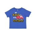 thumbnail image 1 of Inktastic My Papa is a Firefighter with Fire Truck Boys or Girls Toddler T-Shirt, 1 of 5