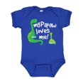 thumbnail image 1 of Inktastic My Papaw Grandpa Loves Me Dinosaur Boys Baby Bodysuit, 1 of 5