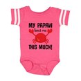thumbnail image 1 of Inktastic My Papaw Loves Me Boys or Girls Baby Bodysuit, 1 of 5