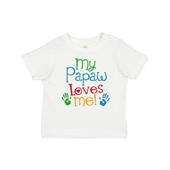 Inktastic My Papaw Loves Me Boys or Girls Baby T-Shirt