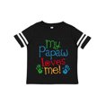 thumbnail image 1 of Inktastic My Papaw Loves Me Boys or Girls Toddler T-Shirt, 1 of 5