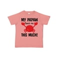 thumbnail image 1 of Inktastic My Papaw Loves Me Gift Boys or Girls Toddler T-Shirt, 1 of 5