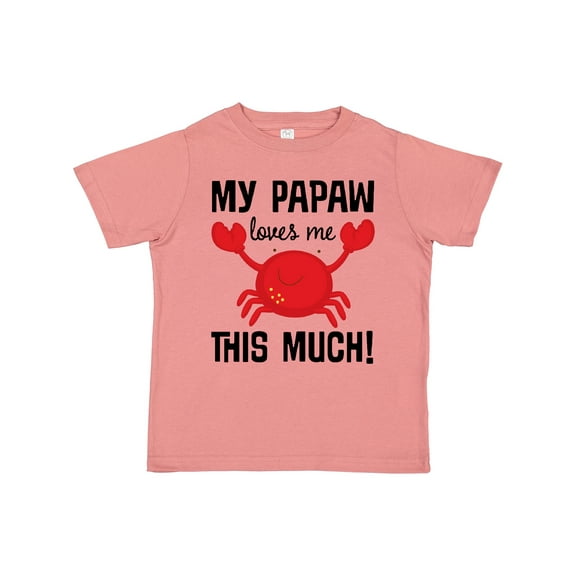Inktastic My Papaw Loves Me Gift Boys or Girls Toddler T-Shirt