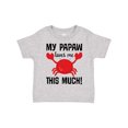 thumbnail image 1 of Inktastic My Papaw Loves Me Gift Boys or Girls Toddler T-Shirt, 1 of 5