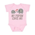 thumbnail image 1 of Inktastic My Papaw Loves Me Grandchild Boys or Girls Baby Bodysuit, 1 of 5