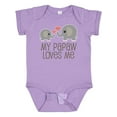 thumbnail image 1 of Inktastic My Papaw Loves Me Grandchild Boys or Girls Baby Bodysuit, 1 of 5