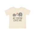 thumbnail image 1 of Inktastic My Papaw Loves Me Grandchild Boys or Girls Baby T-Shirt, 1 of 5