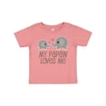 thumbnail image 1 of Inktastic My Papaw Loves Me Grandchild Boys or Girls Baby T-Shirt, 1 of 5