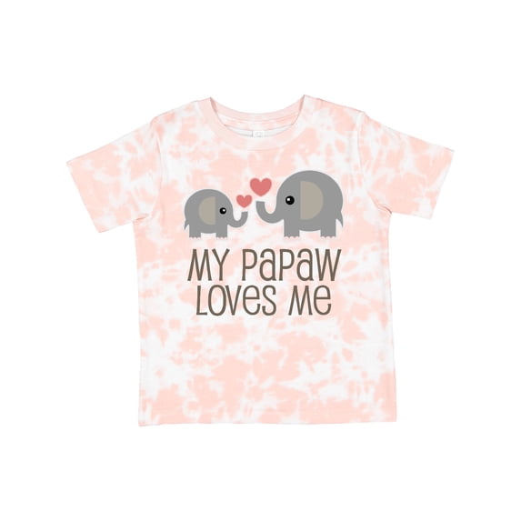 Inktastic My Papaw Loves Me Grandchild Boys or Girls Toddler T-Shirt