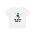 thumbnail image 1 of Inktastic My Papaw Loves Me Grandson Robot Boys Baby T-Shirt, 1 of 5