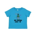 thumbnail image 1 of Inktastic My Papaw Loves Me Grandson Robot Boys Baby T-Shirt, 1 of 5